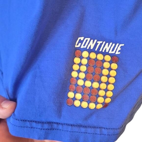 Bosuman Men's Cobalt Blue Anime Motif T-Shirt Size XL - Picture 6 of 6